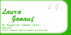 laura gamauf business card